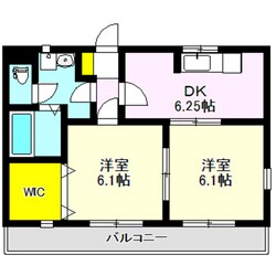 シャルムⅡの物件間取画像